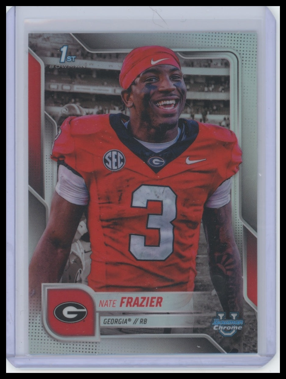 2025 Bowman University Chrome Nate Frazier Chrome Prospect Image Variations